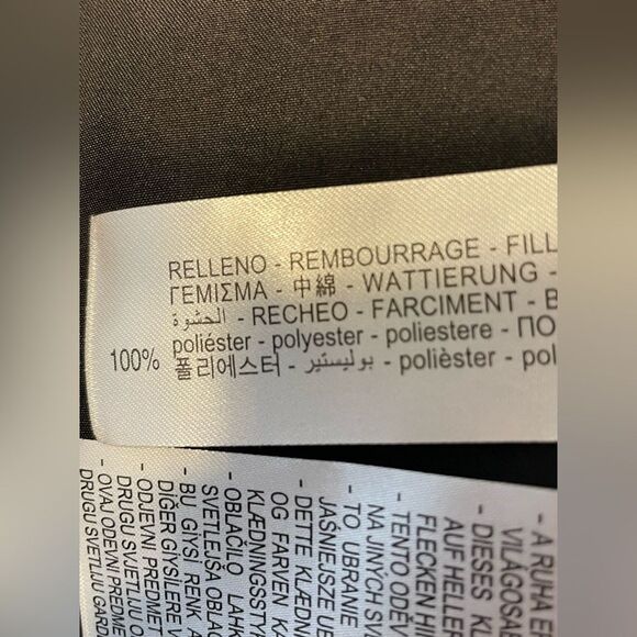 ZARA FAUX LEATHER PUFFER COAT S - Picture 7 of 10